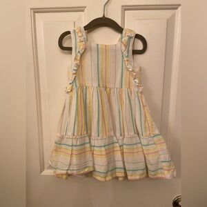 Colorful Striped Kids Dress